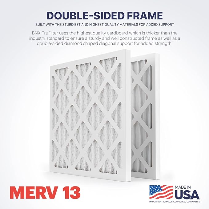 BNX TruFilter 14x14x1 Air Filter MERV 13 - Image 3