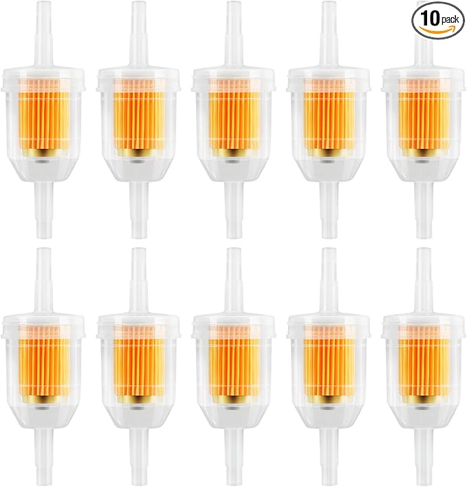 10 PCS Gas Inline Fuel Filters by Unknown