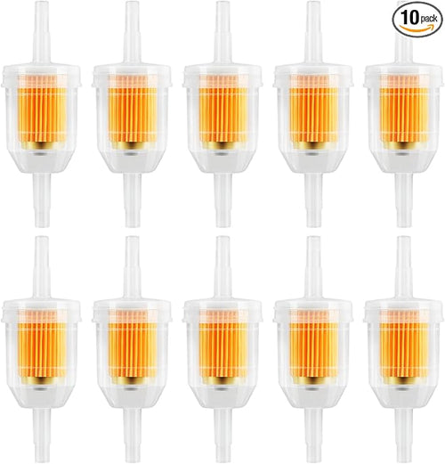 10 PCS Gas Inline Fuel Filters by Unknown