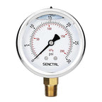 SENCTRL 0-30 PSI Glycerin Liquid Filled Low Pressure Gauge, 2.5" Dial Size by senctrl