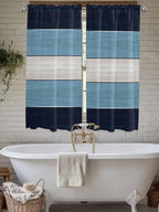 Vintage Country Woodcuts Window Valance Curtains, 2 Panel by IDOWMAT