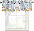 Easter Curtain Valances for Windows, Kitchen Valance Window Treatment, Spring by Unknown