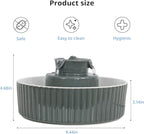 Ceramic Cat Water Fountain, 2.1L/71oz Cupcake Pet Water Fountain - Image 2