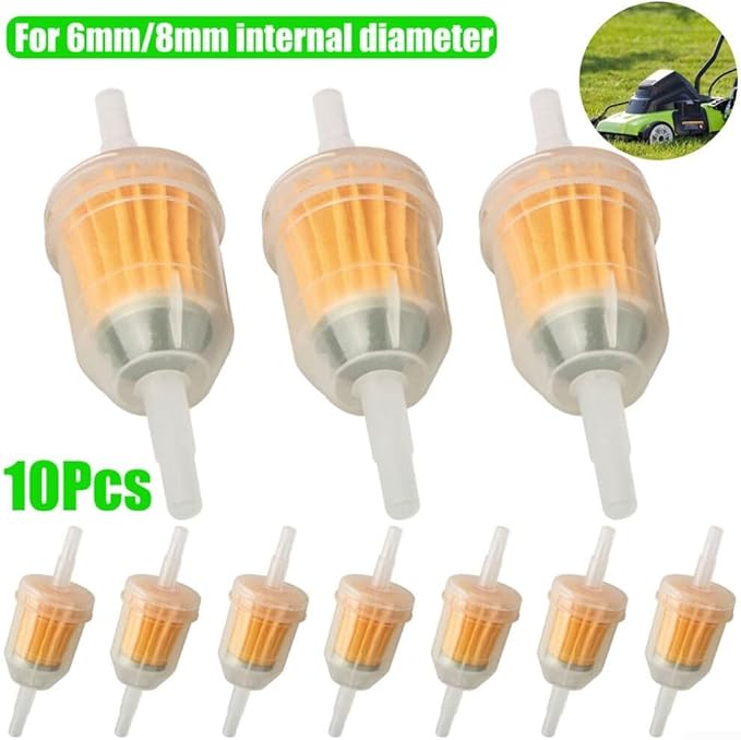 Inline Plastic Fuel Filters Set 10 Pieces - Image 6