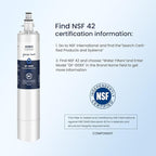 GLACIER FRESH Replacement for RPWFE, RPWF Refrigerator Water Filter, Compatible - Image 8
