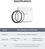 Kase 49mm Magnetic Screw in Adapter Ring Kit, Brass Magnetic to Threaded Filter - Image 6
