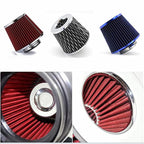 Universal 3" Inlet Cold Intake, Dry Clamp-on Air Filter - Image 4