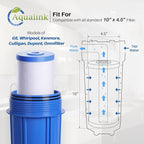 AQUALINK PP10BB-CC 5 Micron 10" x 4.5" Whole House Sediment Activated Carbon - Image 4