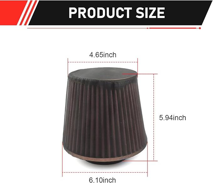 Air Filter Cover, Thickened Car Cold Air Intake Filter Dust Sock Cover - Image 2