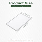YOKIVE 6 Pcs Magnetic Floor Vent Covers, Floor Register Cover PVC Mesh Air Vent - Image 2