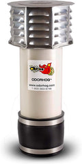 OdorHog Metal Cap Clamp On Vent Stack Pipe Filter 4", Removes Outdoor Septic by OdorHog-StoptheStink