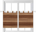 Brown Western Kitchen Curtains 36 Inch Length, Small Window Curtains Tab Top by Unknown