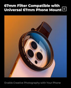 K&F CONCEPT 67mm Star Filters Kit 4 Points 6 Points 8 Points Cross Screen - Image 3