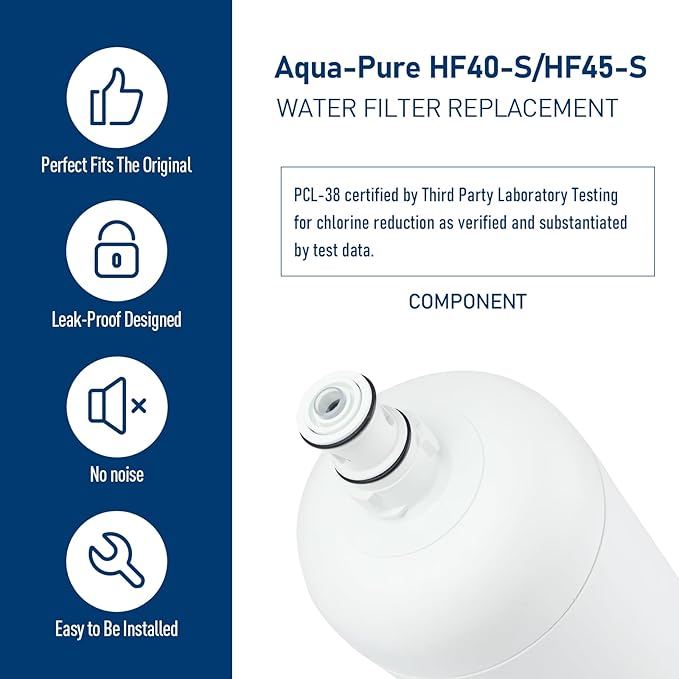 HF40-S/HF45-S Ice Maker Water Filter, Compatible - Image 5