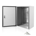 Electrical Box 24 x 16 x 12 Inch Indoor Outdoor Electrical Enclosure Box Steel by Fsehyue