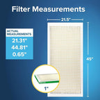 Filtrete 21.5x45x1 AC Furnace Air Filter, MERV 8, MPR 700, Tough on Pollen - Image 2