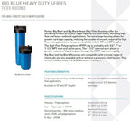 Pentair Pentek Big Blue Filter Housing and Water Filter Cartridge Bundle - Image 3
