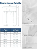 Tie Up Curtains for Windows, Farmhouse Wood Grain Adjustable Balloon Nature - Image 7