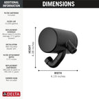 Delta Faucet Clarifi Premium Shower Filter Attachment - Image 7