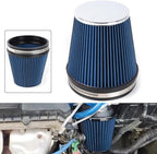 MUGE RACING 6" 152 mm High Flow Inlet Air Filter, Air Intake Cone Filter - Image 7