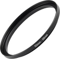 55mm to 58mm Step-up Adapter Rings Filter Adapter Black Metal Step Down Filter by Unknown