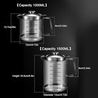 1.5L/50oz Glass Bacon Grease Container - Image 7