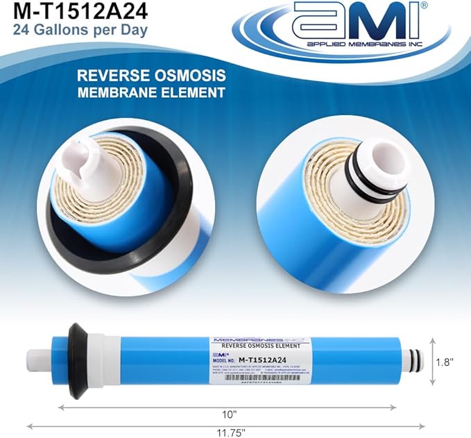 APPLIED MEMBRANES INC. 24 GPD Reverse Osmosis Membrane | RO Membrane Water - Image 2