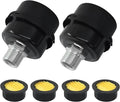 2 Pcs Air Compressor Silencer, 1/2 Inch Thread Intake Filter Muffler, 20 mm Air by Kemcatui