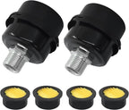 2 Pcs Air Compressor Silencer, 1/2 Inch Thread Intake Filter Muffler, 20 mm Air by Kemcatui