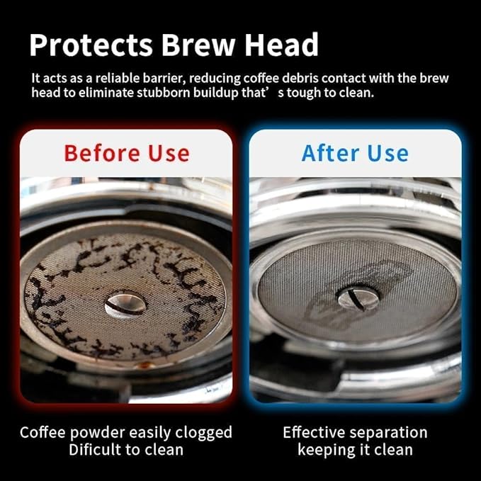 watchget 58.35mm Espresso Puck Screen Reusable Mesh Coffee Filter 0.8mm - Image 5