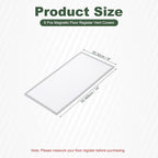 YOKIVE 6 Pcs Magnetic Floor Vent Covers, Floor Register Cover PVC Mesh Air Vent - Image 2