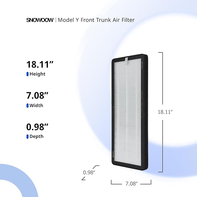 Tesla Model Y Front Trunk HEPA Carbon Air Filters Kit - Image 2