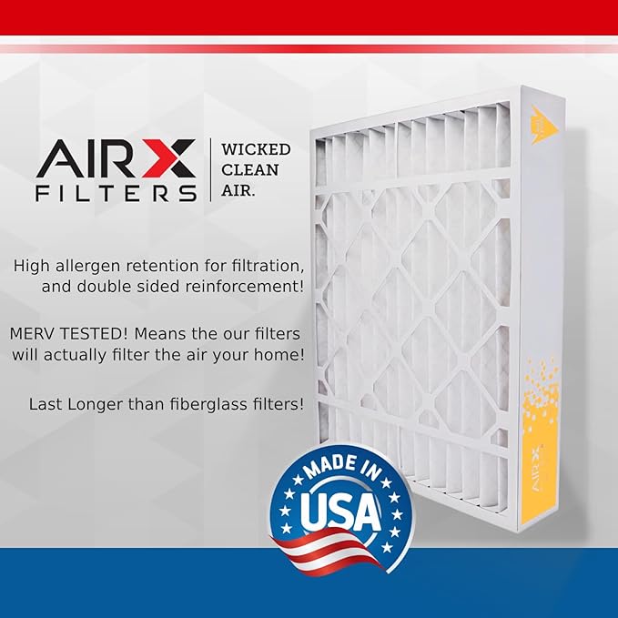 AIRX FILTERS WICKED CLEAN AIR. 20x20x5 Air Filter MERV 11 Compatible - Image 3