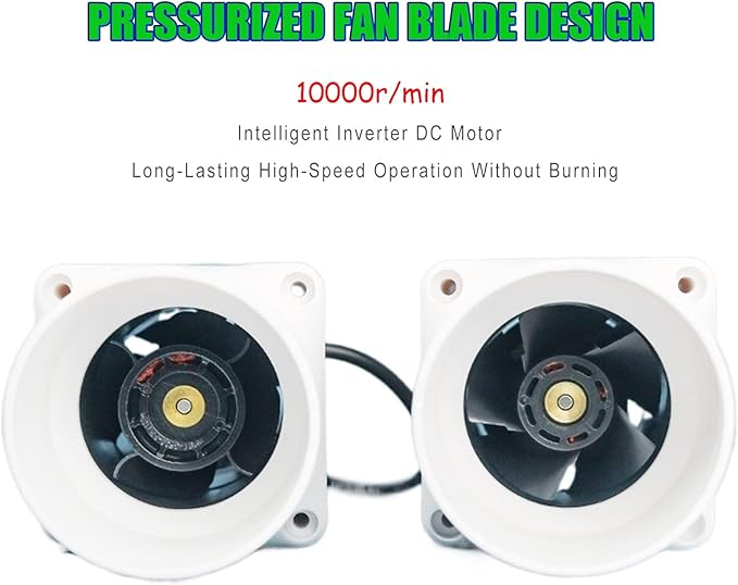14W 2.3Inches Duct Inline Fan 60mm Mini Intake Fume Extractor Low Noise 57CFM - Image 3