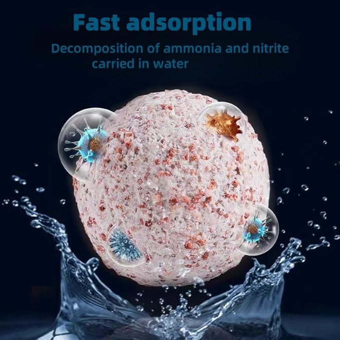 1.1 lbs Aquarium Ceramic Bio Filter Ball Sphere Fish Filter - Image 3