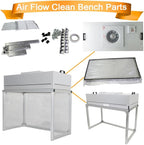 INTBUYING Air Flow Clean Bench Vertical Laminar Flow Hood Dust Free Room - Image 4