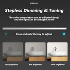 Bathroom Mirror with LED Lights and Touch Sensor, Wall Mounted Mirror with - Image 5