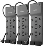 Belkin 12-Outlet Surge Protector Power Strip w/ 12 AC Outlets & 8ft Flat Plug by Belkin