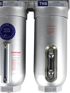 1" Inline Compressed Air Filter Desiccant Dryer Moisture Separator Trap Combo - Image 5
