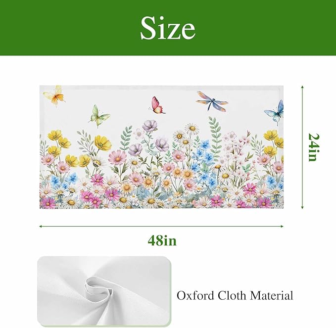 Fluorescent Light Covers for Ceiling Lights Spring Flowers Magnetic Light - Image 7