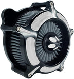Motorcycle Air Filter Turbine Intake Cleaner Kit Cnc Cut Chrome - Image 8