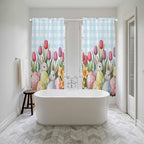 Easter Window Curtains 72 Inch Long 2 Panel Set, Rod Pocket Long Curtains & - Image 5