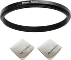 55mm Lens to 52mm Camera Lens Adapter 55mm to 52mm Step Down Ring Adapter Ring by SKYZHENG