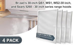 BPS1FA30 Range Hood Grease Filter 11-3/4" x 14-1/4" Aluminum Filter Compatible - Image 8