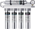 Vortopt Under Sink Water Filtration System-NSF&CEC Certified, Stainless Steel by Vortopt