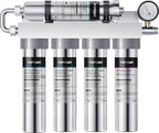 Vortopt Under Sink Water Filtration System-NSF&CEC Certified, Stainless Steel by Vortopt