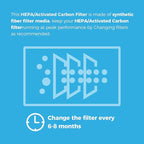 AlorAir HEPA/Activated Carbon Filter Replacement Set - Image 4
