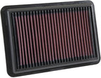 K&N High-Flow Original Lifetime Engine Air Filter: Increase Power: Washable: - Image 4