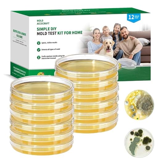 Mold Test Kit for Home -12 Simple Mold Test kit, Test HVAC System, Surfaces & by Accecraft
