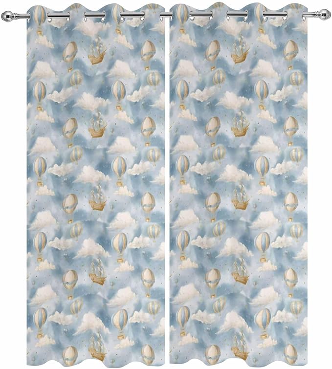 Hot Air Balloons Outdoor Curtains - Image 9